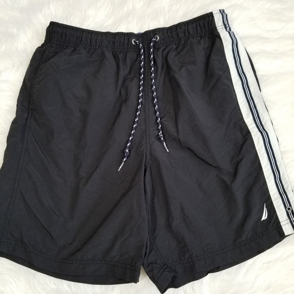 Nautica swim athletic black shorts. Size M - Picture 4 of 8